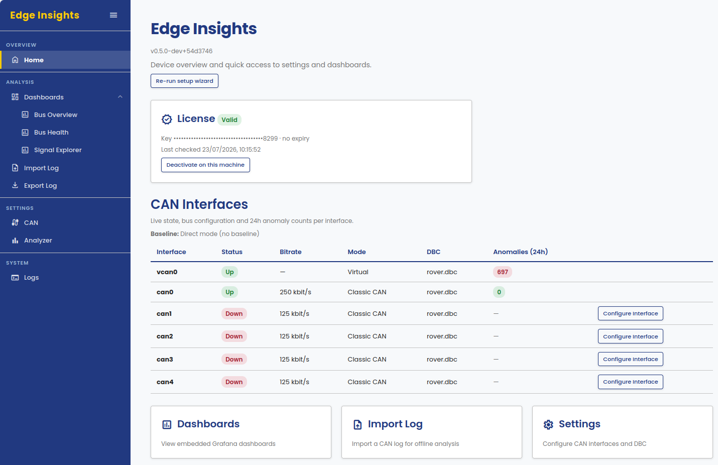 Portal Home page