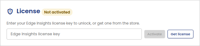License: not activated